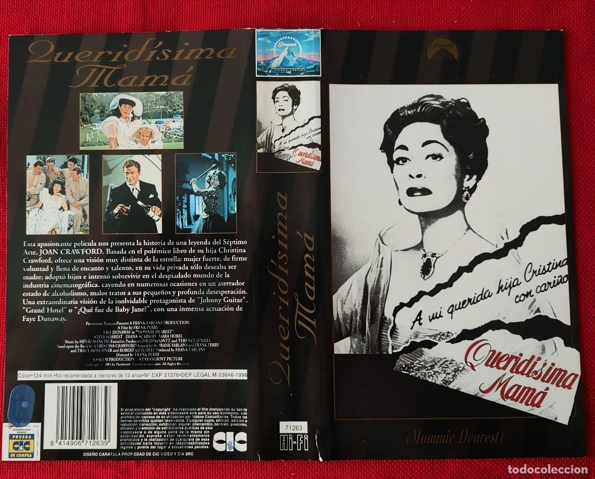 Cine: Car&aacute;tula VHS Querid&iacute;sima mam&aacute; - Foto 1