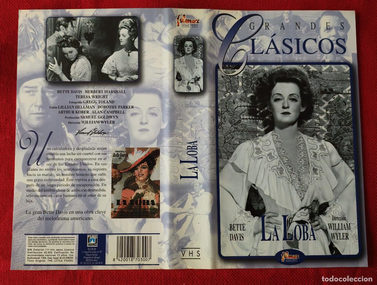 Cine: Car&aacute;tula VHS La loba - Foto 1
