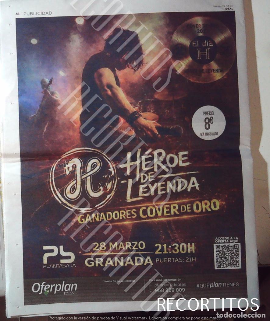 Cine: HEROES DEL SILENCIO TRIBUTO HEROE DE LEYENDA - Foto 1