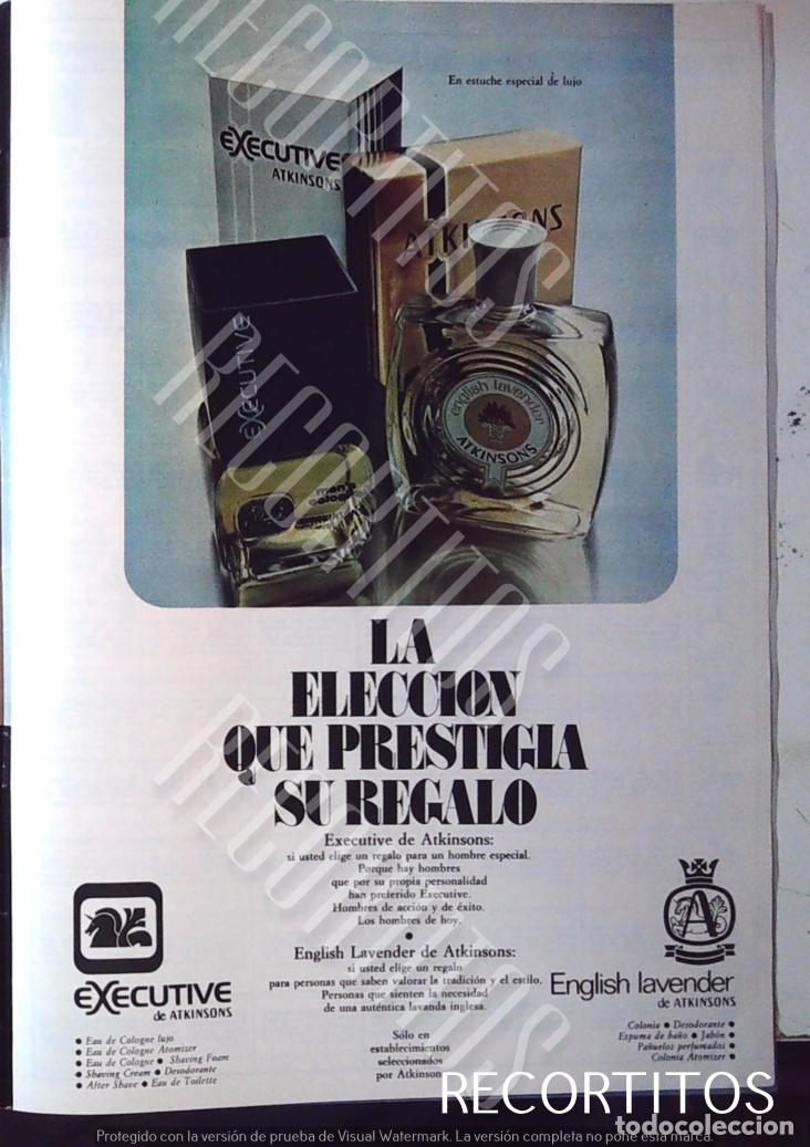 Cine: EXECUTIVE DE ATKINSONS ANUNCIO PUBLICIDAD - Foto 1