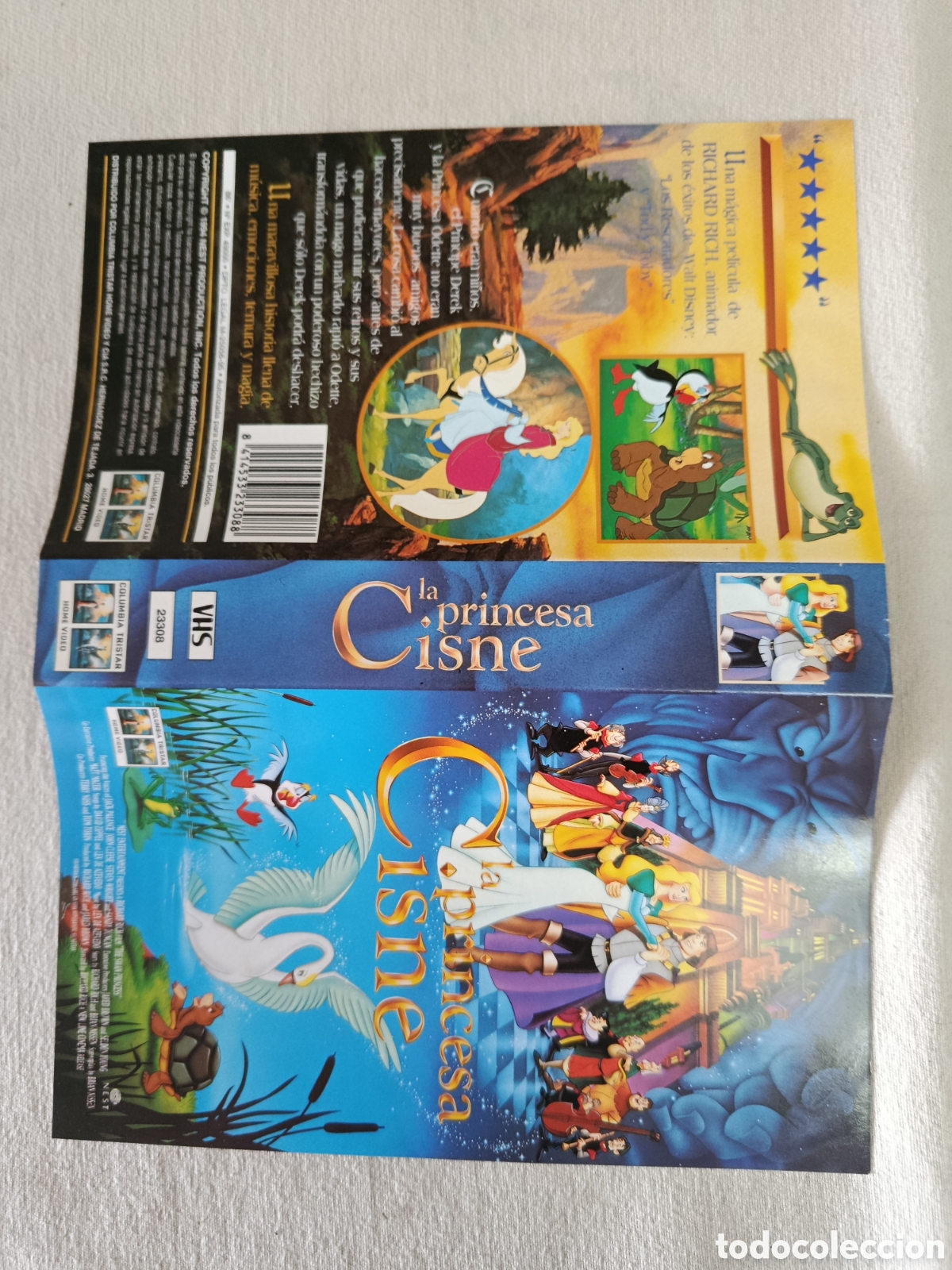 Cine: Vhs car&aacute;tula - la princesa cisne - Foto 1
