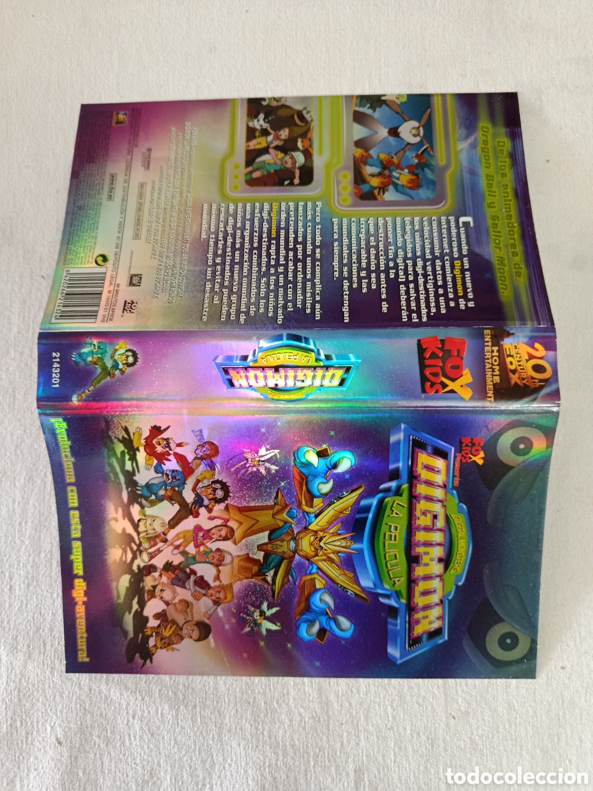 Cine: Car&aacute;tula Vhs - Digimon la pel&iacute;cula - Foto 1