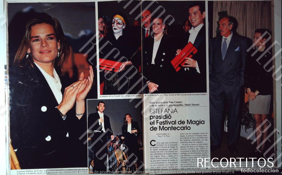 Cine: ESETEFANIA DE MONACO FESTIVAL DE MAGIA DE MONTECARLO SEAN CONNERY