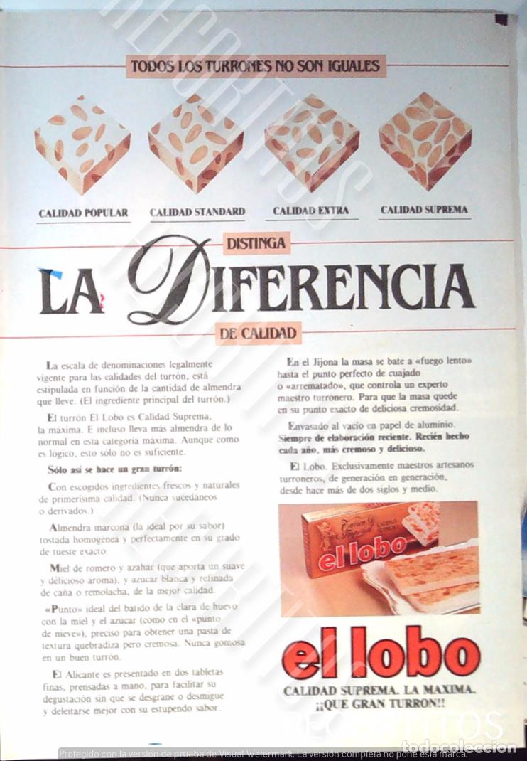 Cine: TURRON EL LOBO PUBLICIDAD - Foto 1