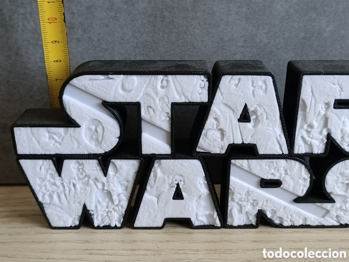 Cine: Letrero Star wars impresi&oacute;n 3d - Foto 2