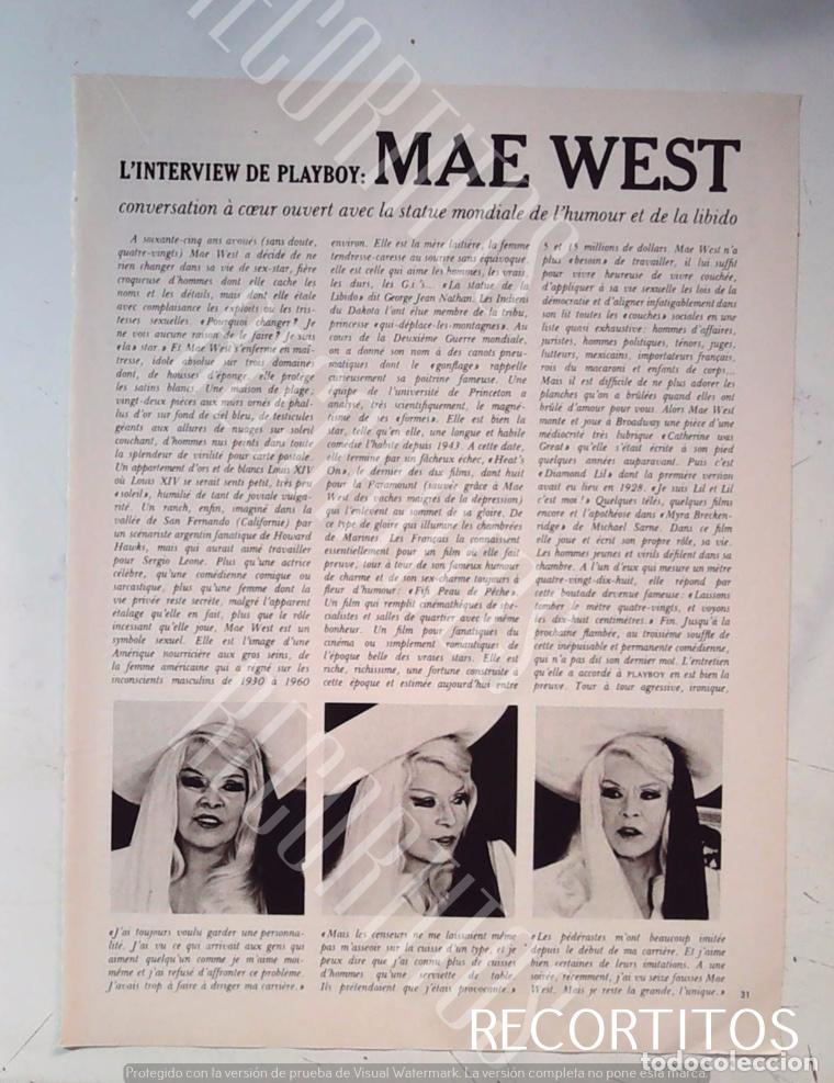 Cine: MAE WEST LA VAMPIRESA VAMP - Foto 1