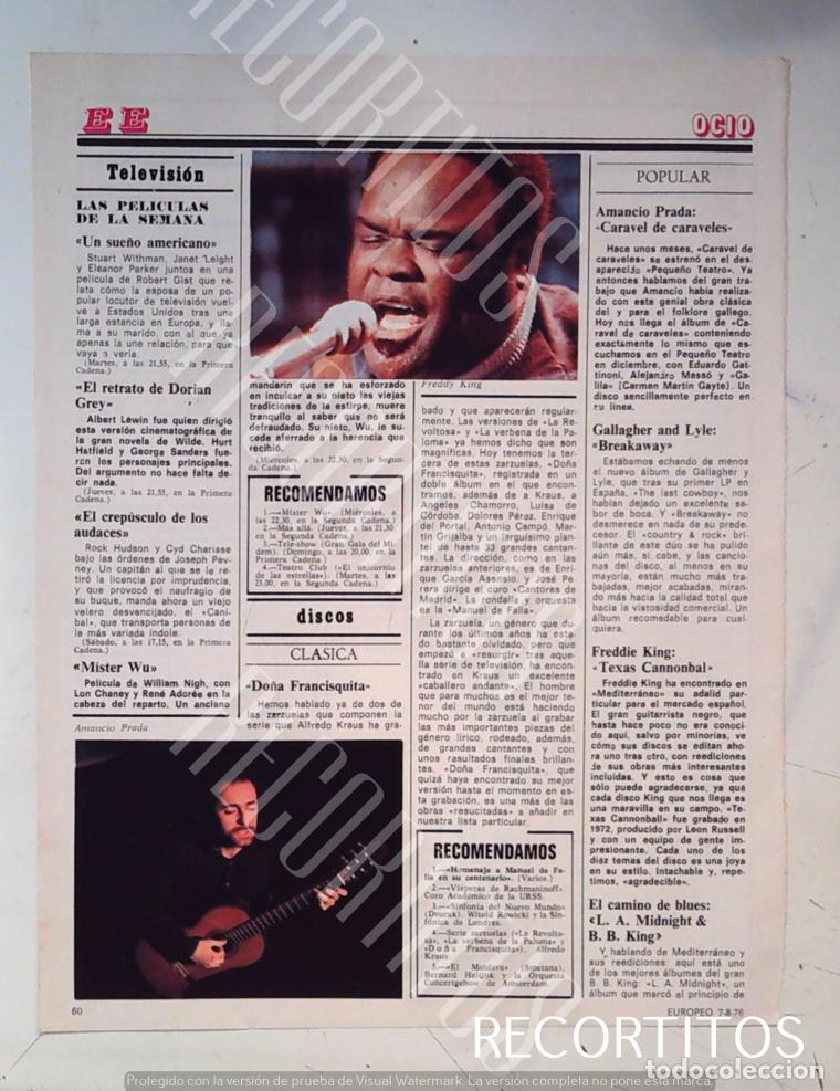 Cine: FREDDY KING AMANCIO PRADA - Foto 1