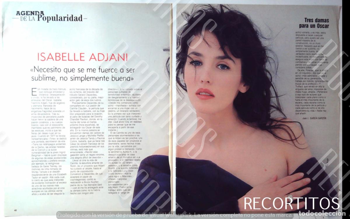 Cine: ISABELLE ADJANI LOEWE AIR - Foto 1