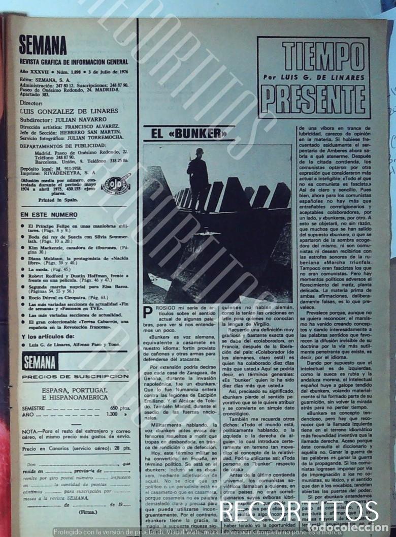 Cine: EL BUNKER LUIS G DE LINARES - Foto 1