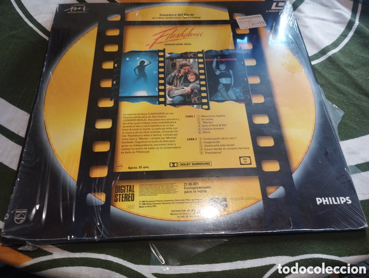 Cine: Laser Disc en perfecto estado Flashdance - Foto 2