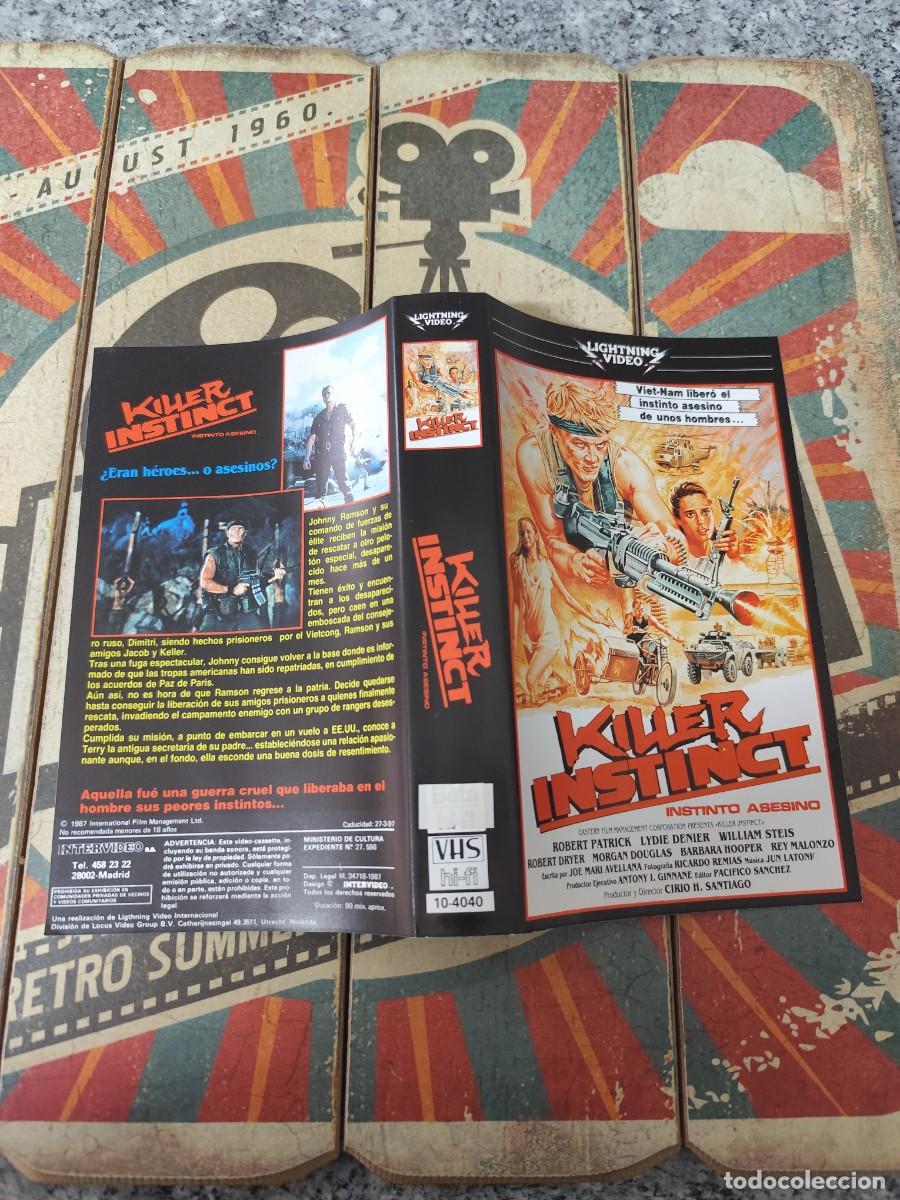 Cine: Car&aacute;tula VHS Killer instinct - Foto 1
