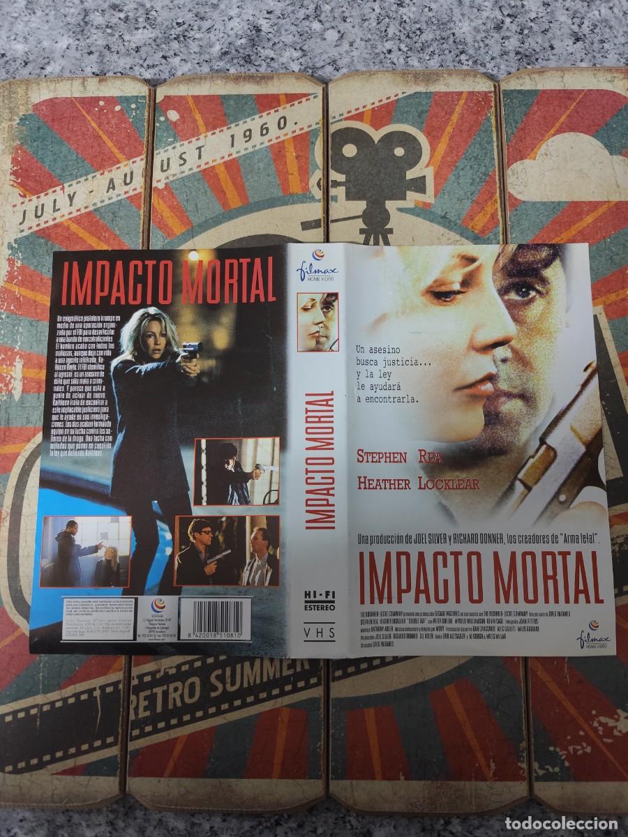 Cine: Car&aacute;tula VHS Impacto mortal - Foto 1