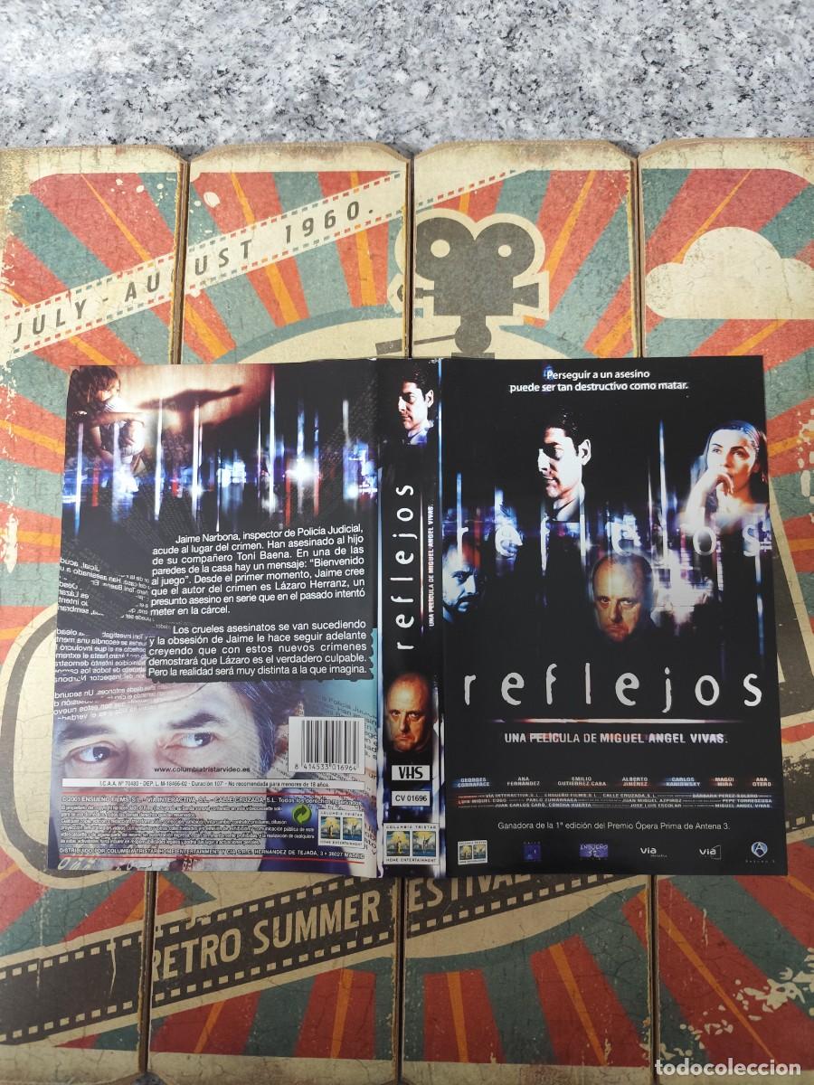 Cine: Car&aacute;tula VHS Reflejos - Foto 1