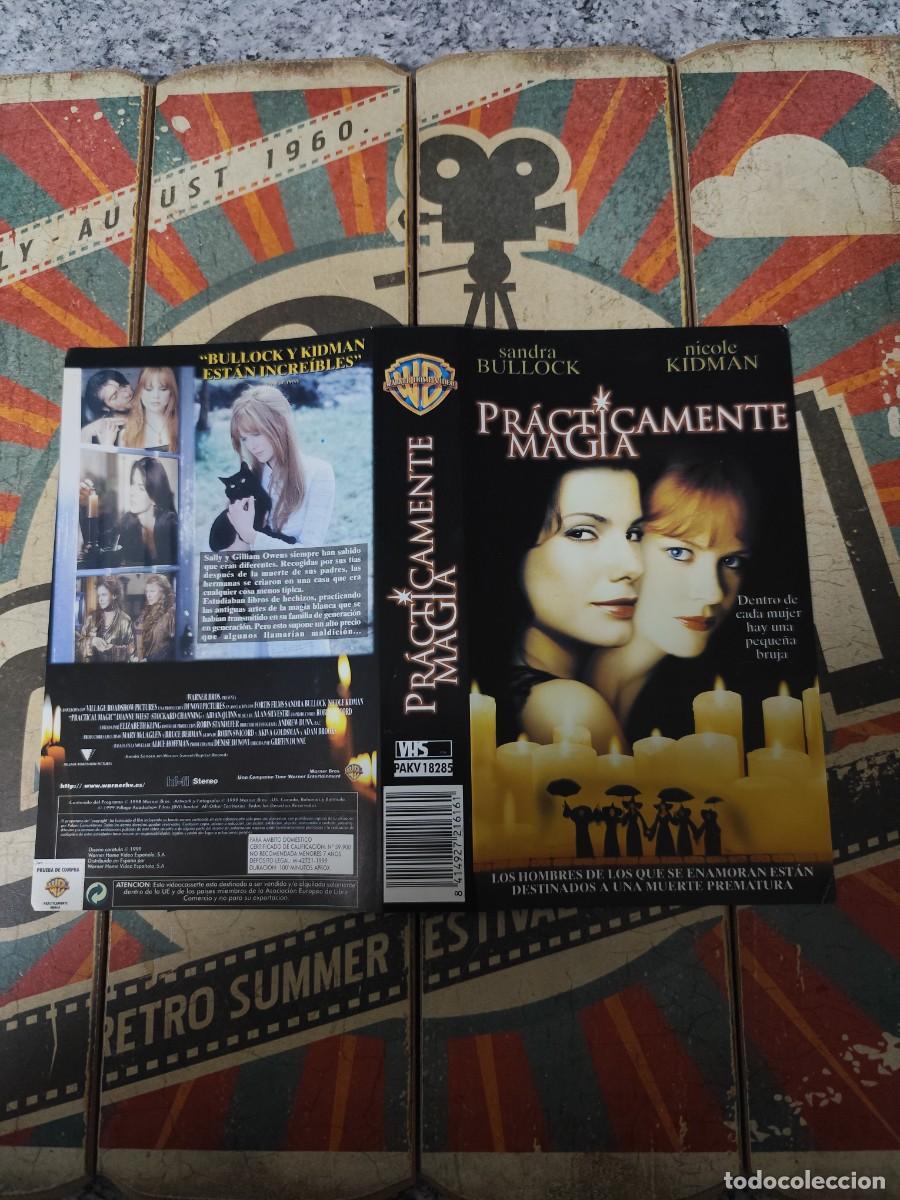 Cine: Car&aacute;tula VHS Pr&aacute;cticamente magia - Foto 1