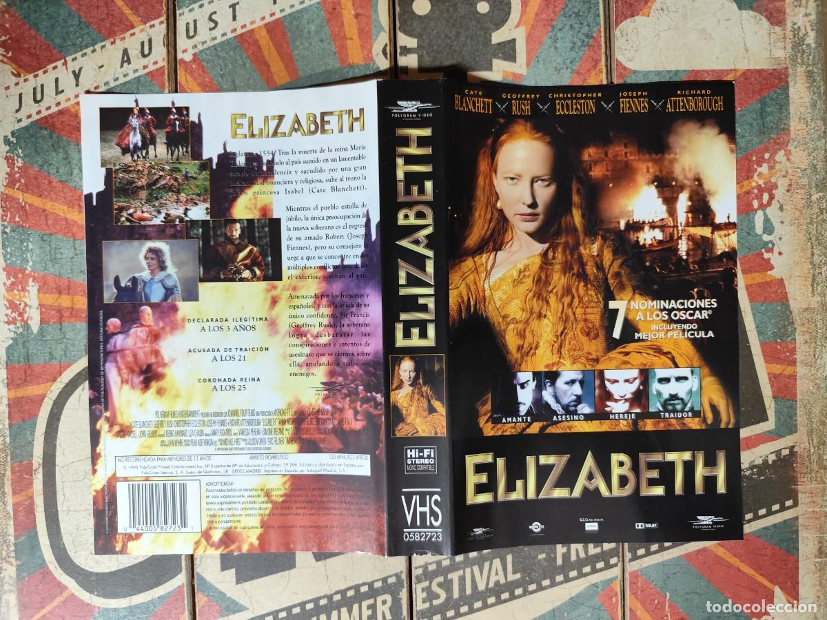 Cine: Car&aacute;tula VHS Elizabeth - Foto 1