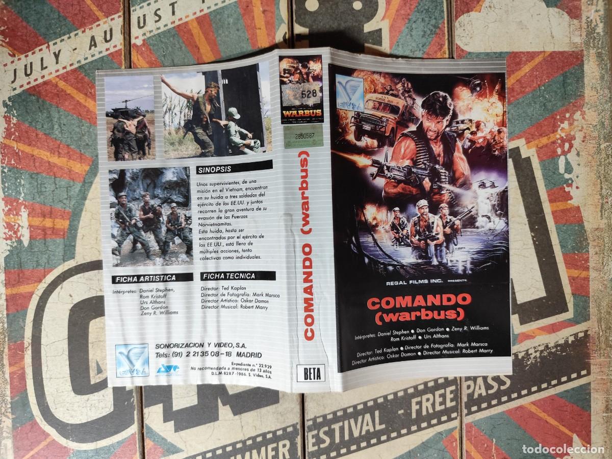 Cine: Car&aacute;tula Beta Comando (Warbus) - Foto 1