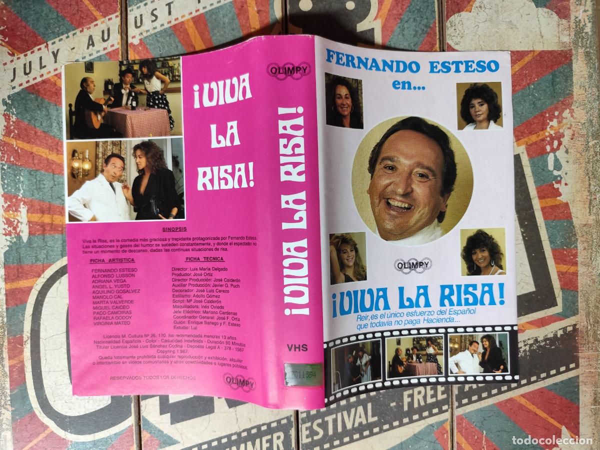 Cine: Car&aacute;tula VHS Viva la risa - Foto 1