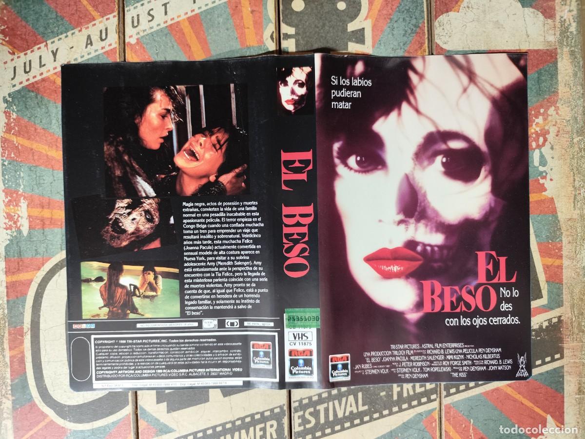 Cine: Car&aacute;tula .VHS El beso - Foto 1