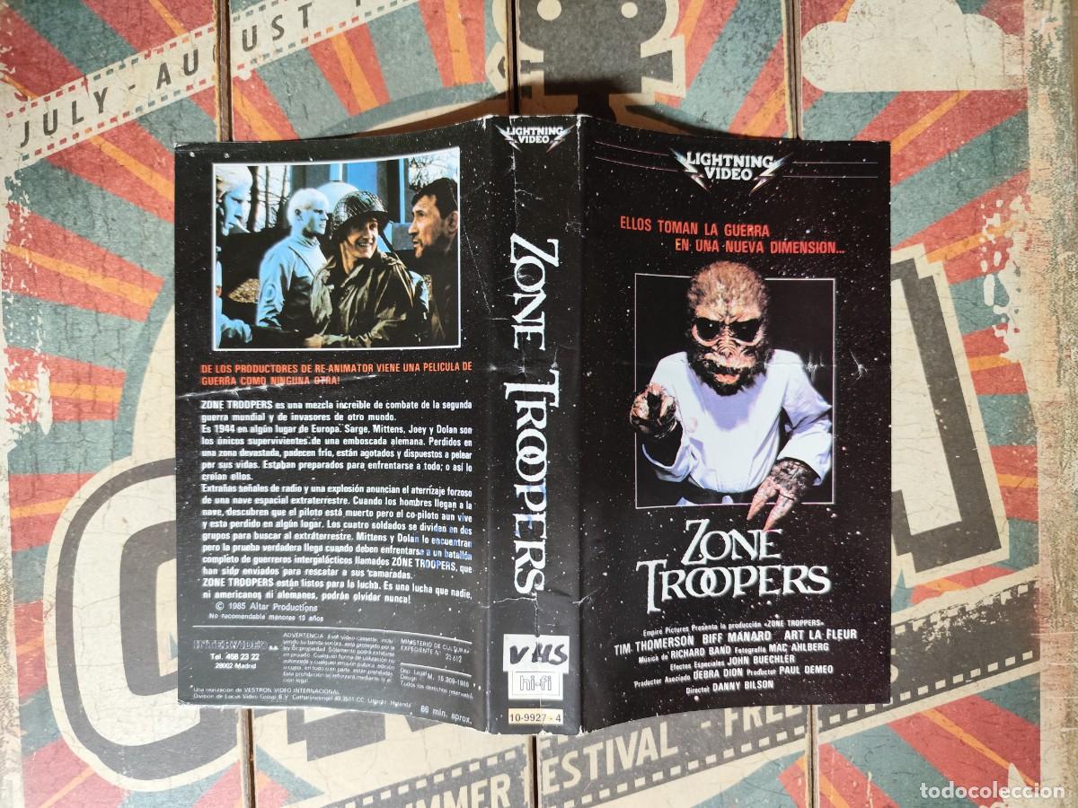 Cine: Car&aacute;tula VHS Zone Troopers - Foto 1