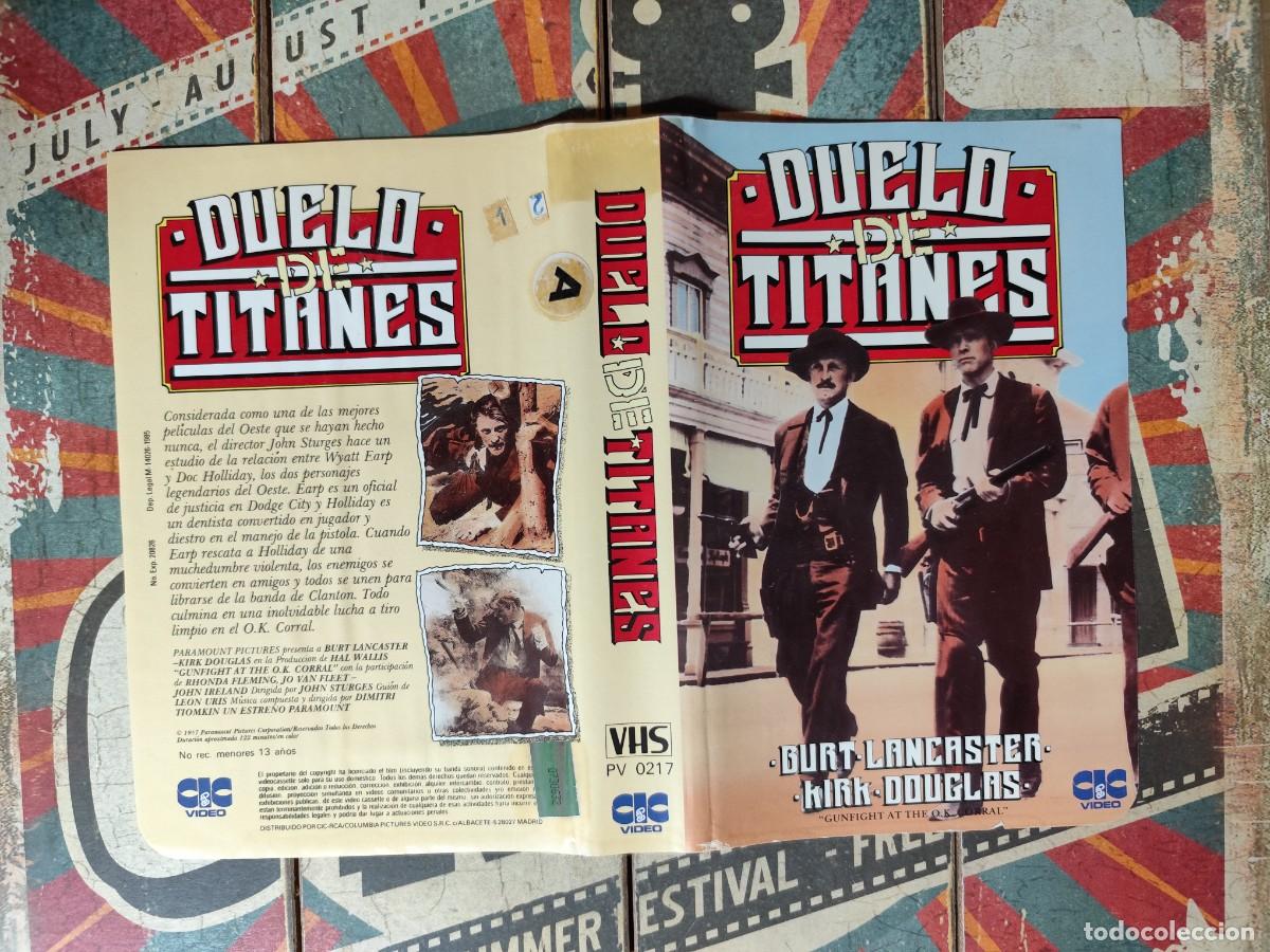 Cine: Car&aacute;tula VHS Duelo de titanes - Foto 1