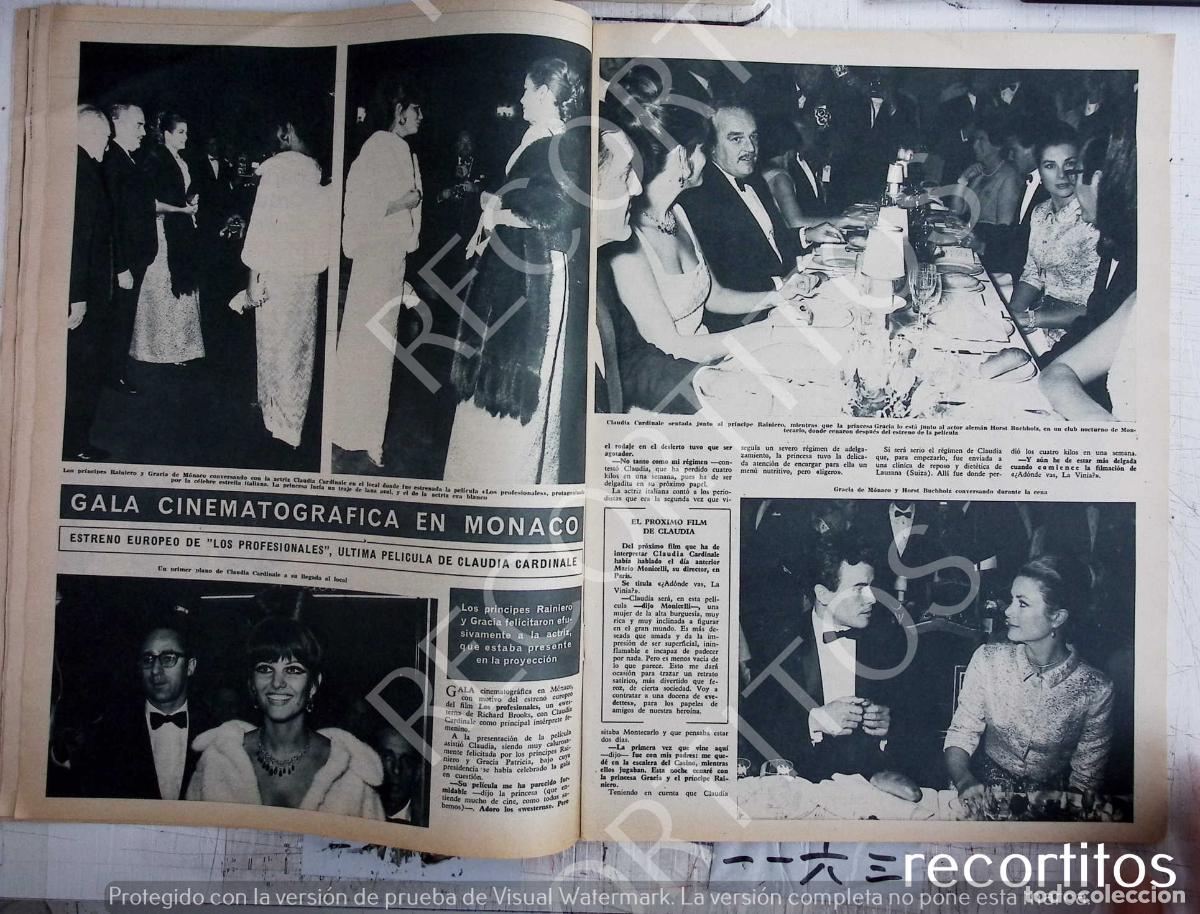 Cine: GRACE KELLY JORST BUCHOLTZ CLAUDIA CARDINALE