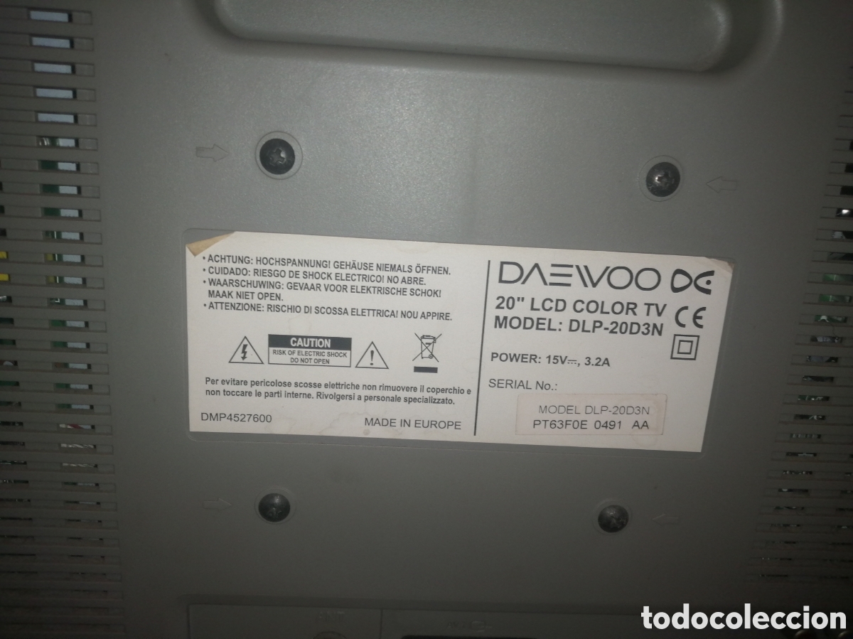 Cine: TV Daewoo 20&rdquo; Modelo: DLP-20D3N - Foto 6