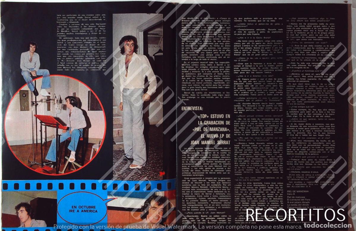 Cine: joan manuel serrat 1975 - Foto 2