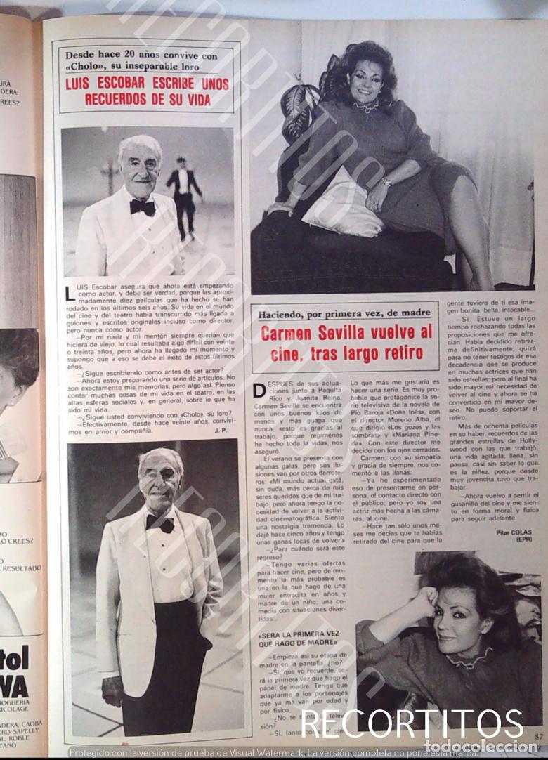 Cine: CARMEN SEVILLA LUIS ESCOBAR - Foto 1