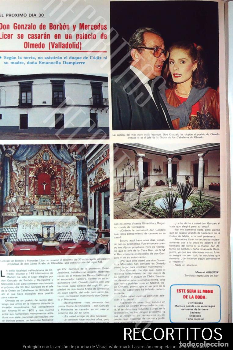 Cine: DON GONZALO DE BORBON MERCEDES LICER PALACIO DE OLMEDO VALLADOLID