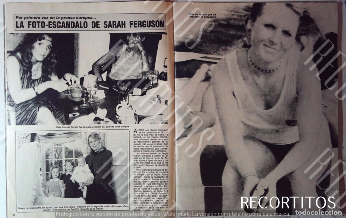 Cinema: SARAH FERGUSON FERGIE LA FOTO DEL ESCANDALO EN LA CORONA BRITANICA