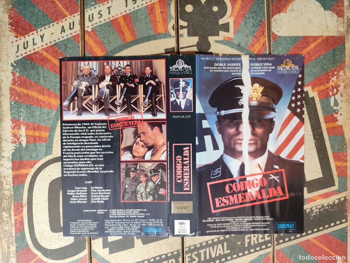 Cine: Car&aacute;tula VHS C&oacute;digo esmeralda - Foto 1