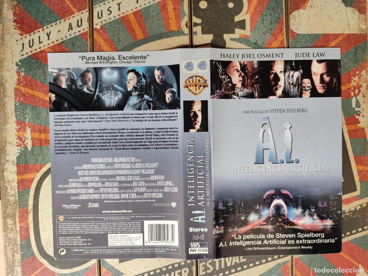 Cine: Car&aacute;tula VHS Inteligencia Artificial - Foto 1