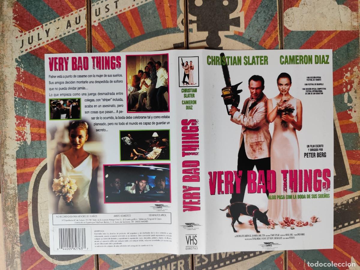 Cine: Car&aacute;tula VHS Very bad things - Foto 1