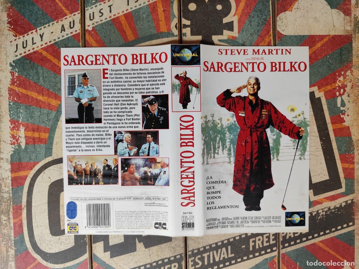 Cine: Car&aacute;tula VHS Sargento Bilko - Foto 1