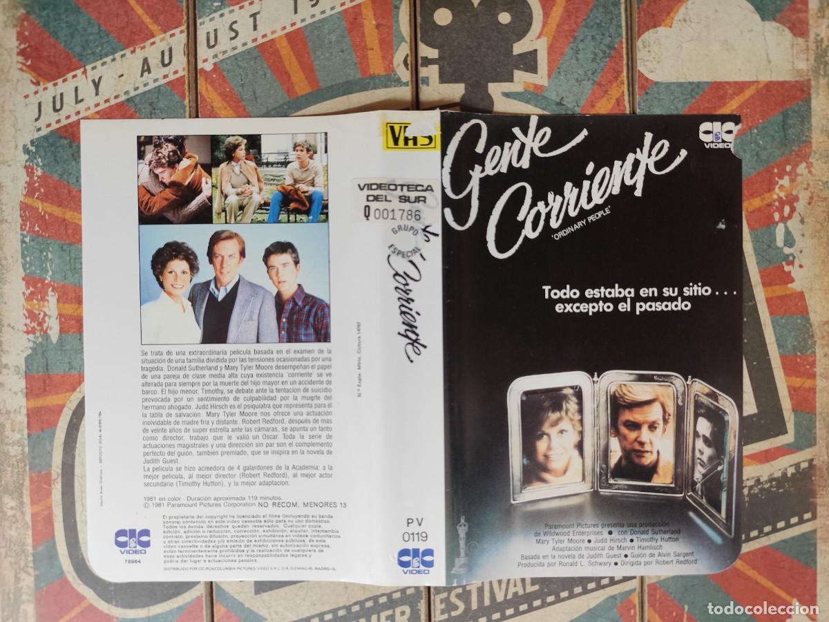 Cine: Car&aacute;tula VHS Gente corriente - Foto 1