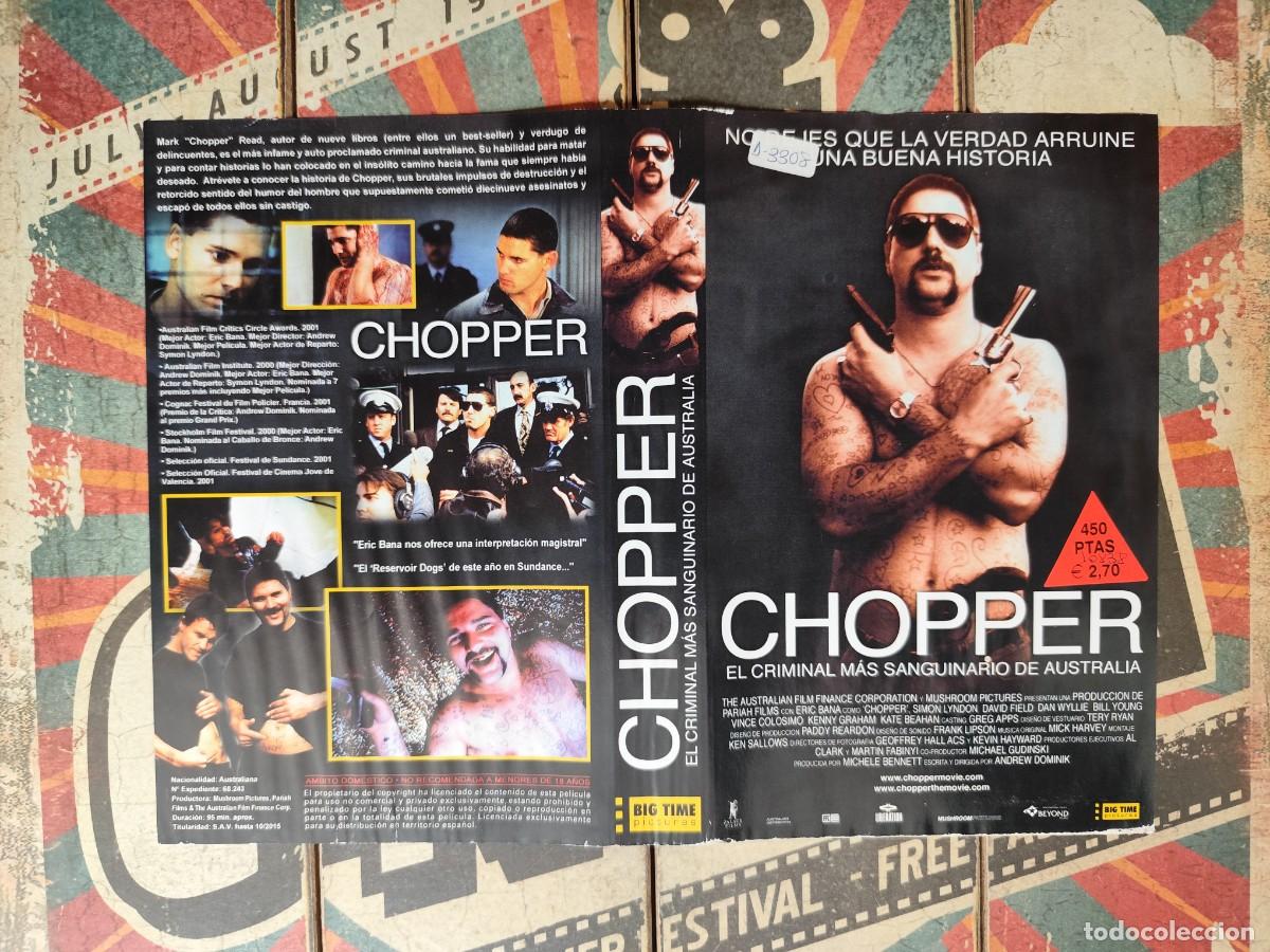 Cine: Car&aacute;tula VHS Chopper - Foto 1