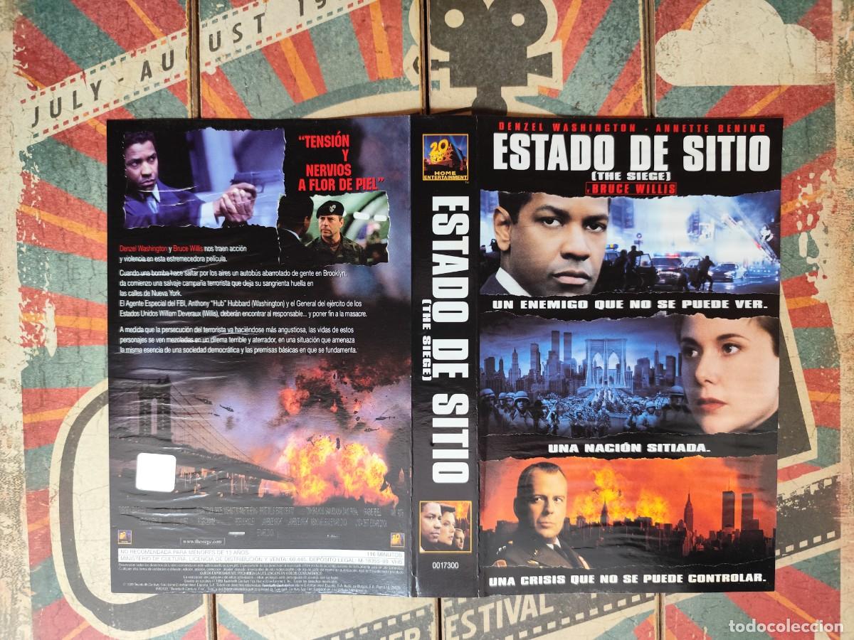 Cine: Car&aacute;tula VHS Estado de sitio - Foto 1