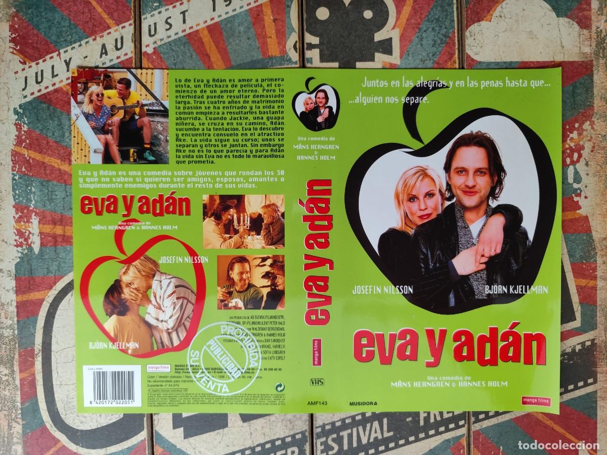 Cine: Car&aacute;tula VHS Eva y Ad&aacute;n - Foto 1