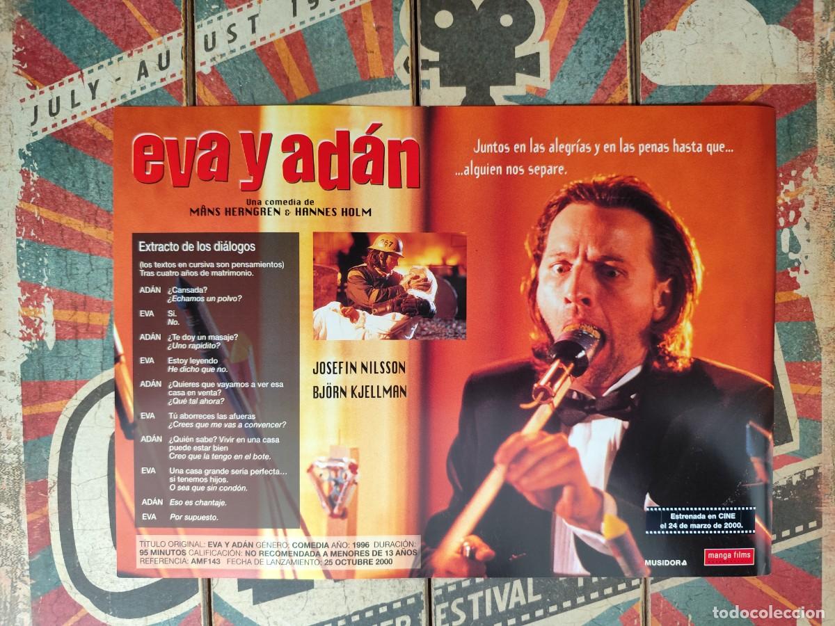 Cine: Car&aacute;tula VHS Eva y Ad&aacute;n - Foto 2