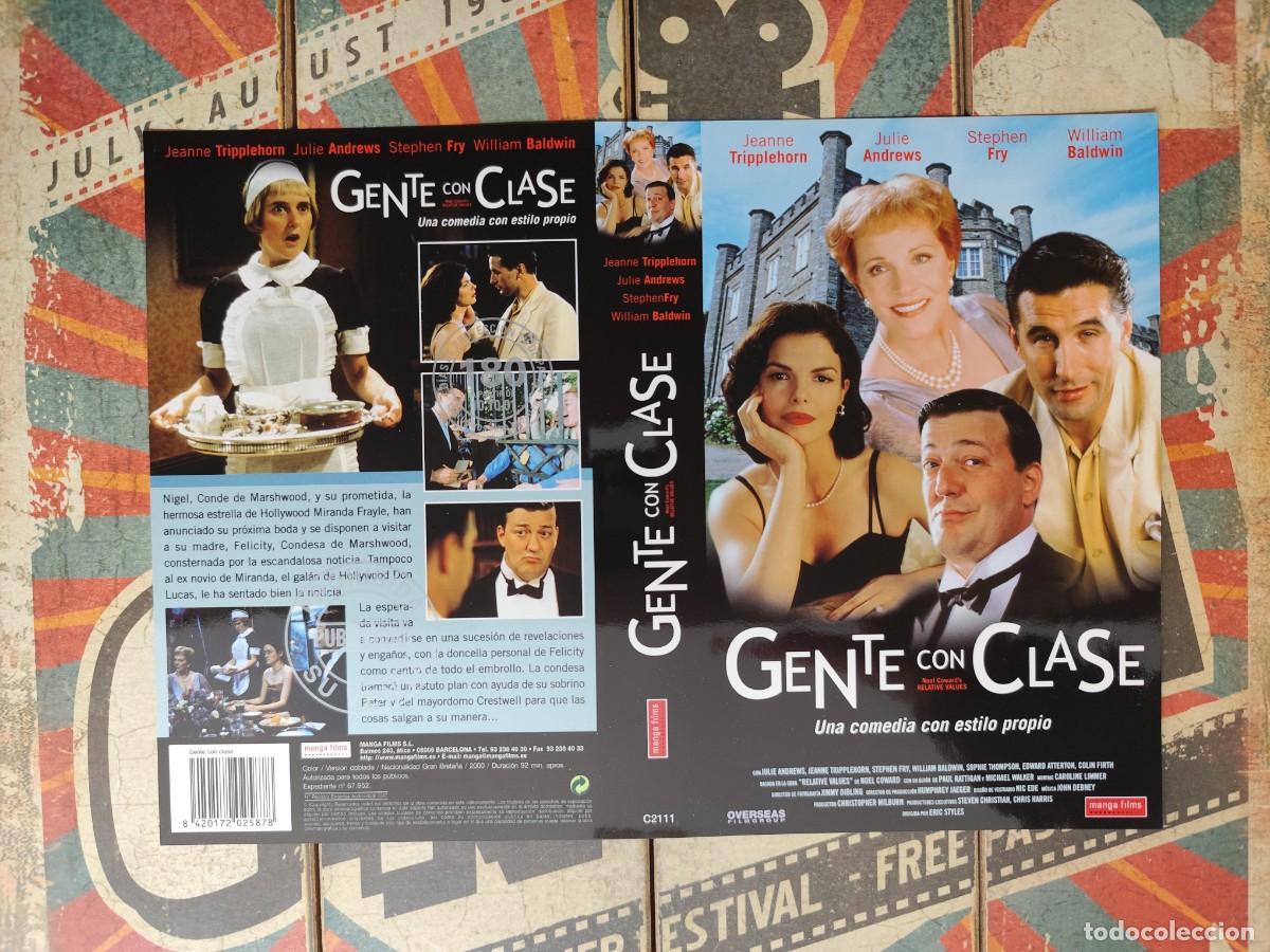 Cine: Car&aacute;tula VHS Gente con clase - Foto 1
