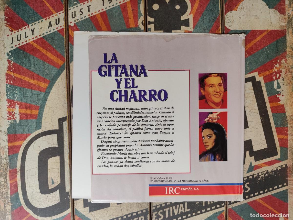 Cine: Car&aacute;tula VHS La gitana y el charro - Foto 2