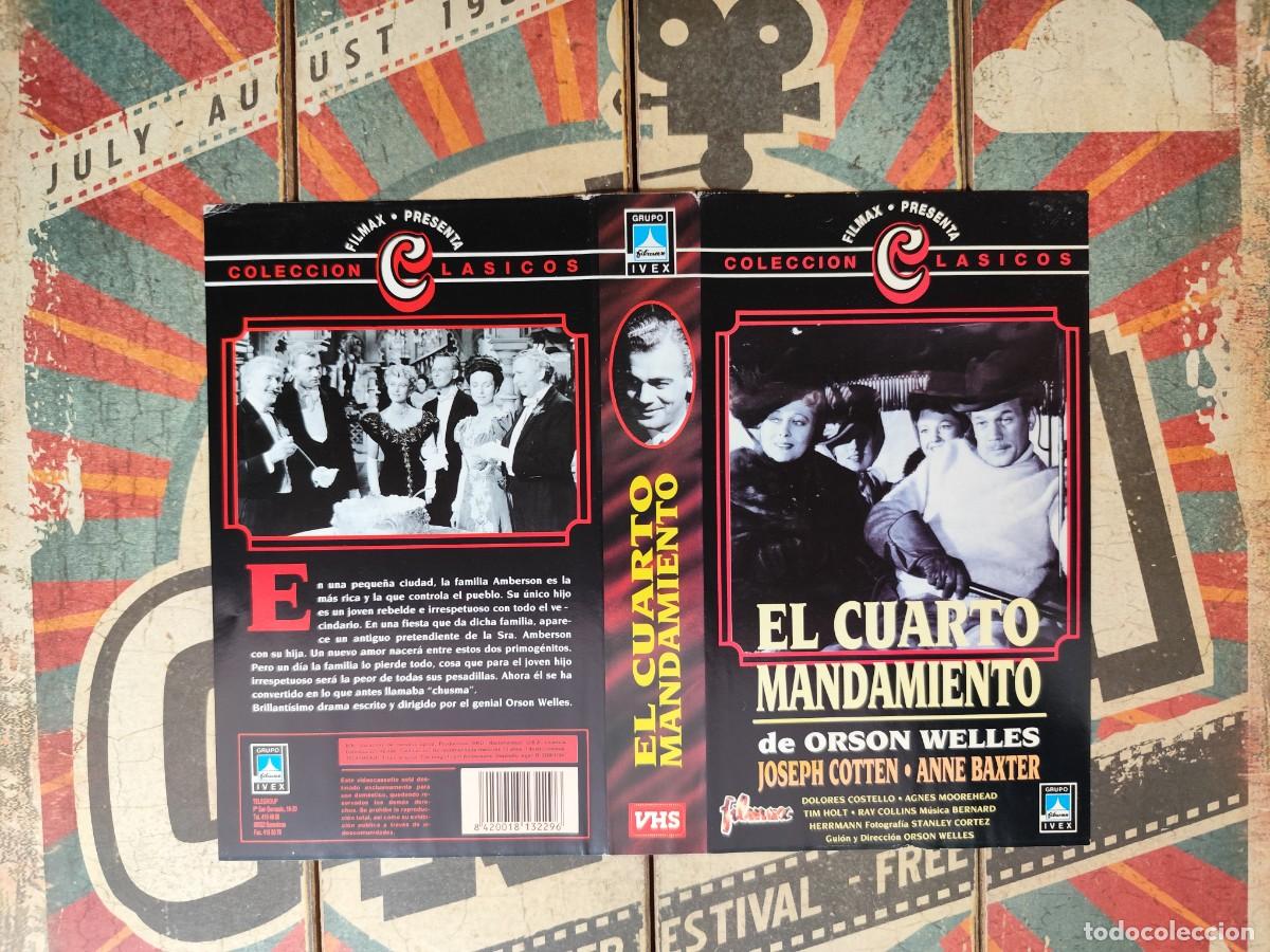 Cine: Car&aacute;tula VHS El cuarto mandamiento - Foto 1