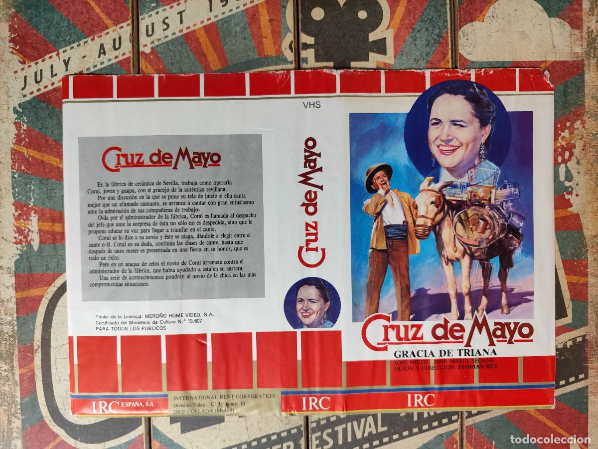 Cine: Car&aacute;tula VHS Cruz de Mayo - Foto 1