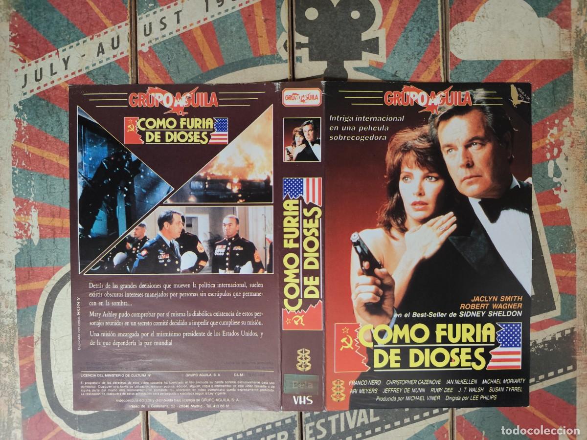 Cine: Car&aacute;tula VHS Como furia de Dioses - Foto 1