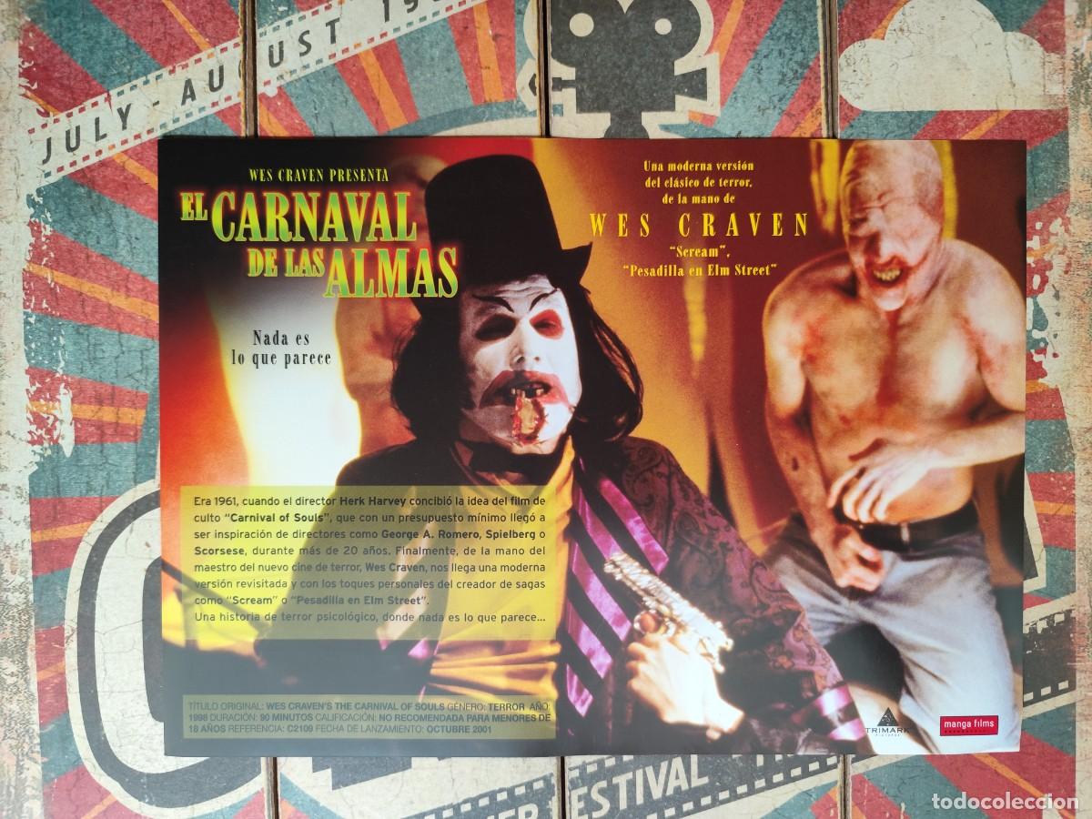 Cine: Car&aacute;tula VHS El carnaval de las almas - Foto 2