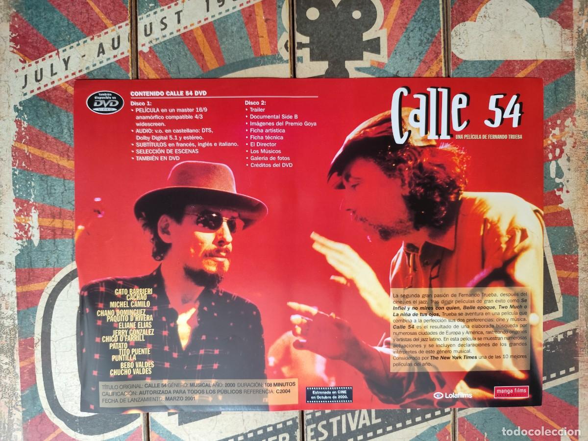 Cine: Car&aacute;tula VHS Calle 54 - Foto 2
