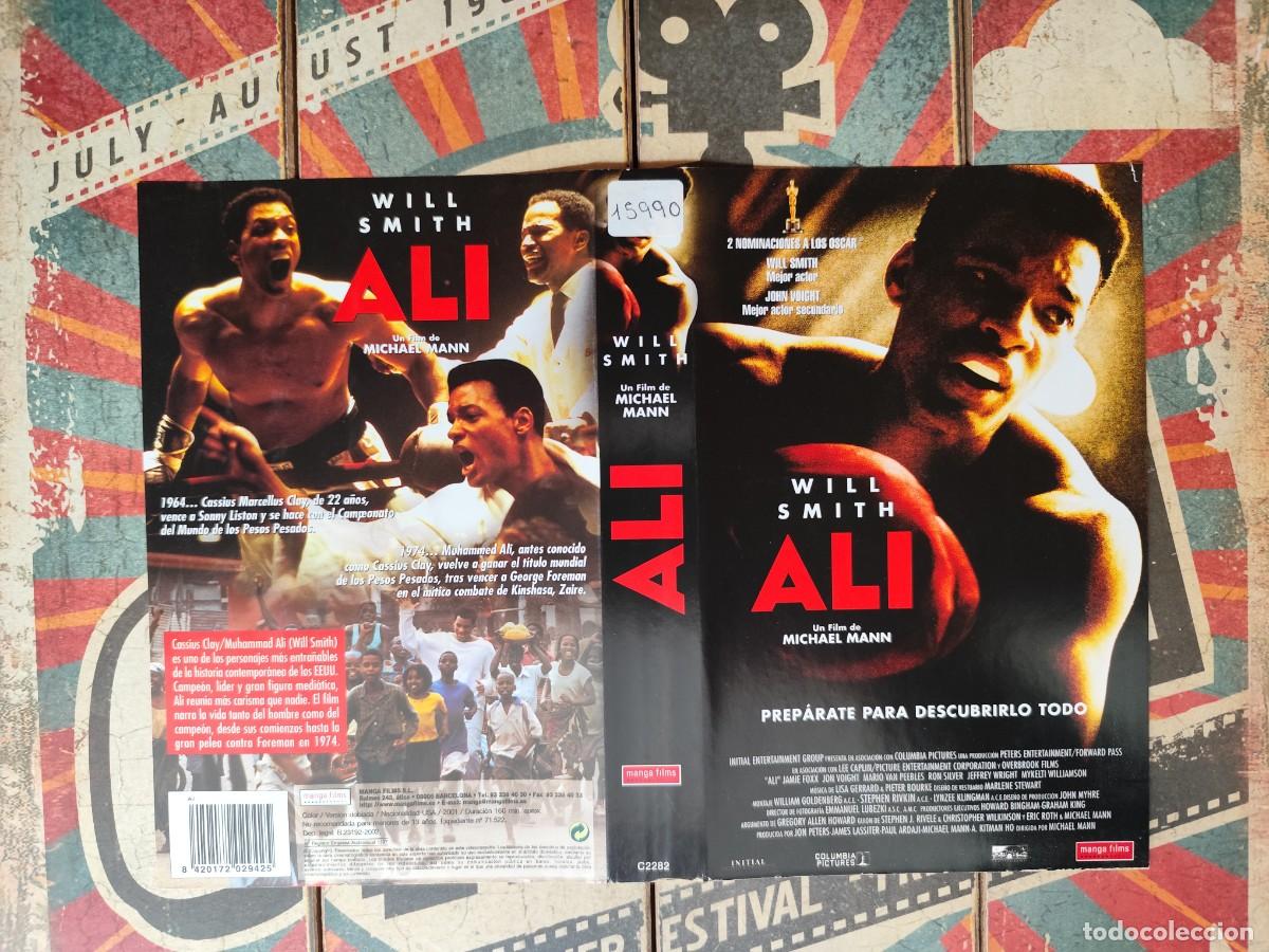 Cine: Car&aacute;tula . VHS . Ali - Foto 1