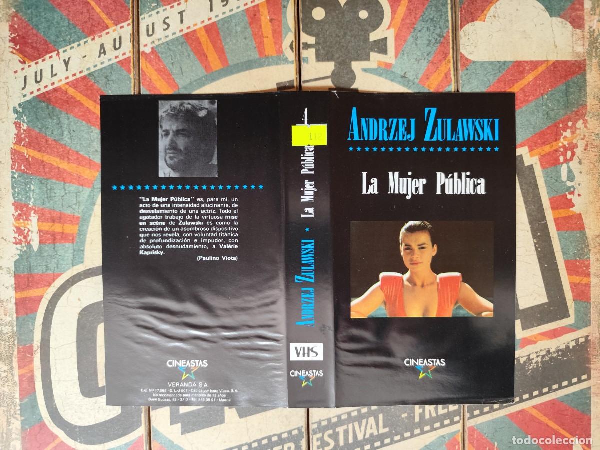 Cine: Car&aacute;tula VHS La mujer publica - Foto 1