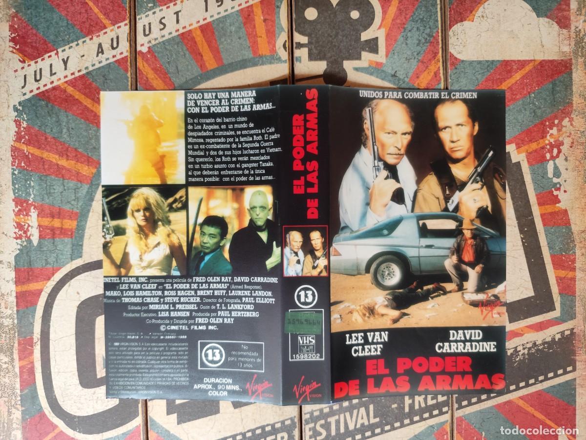 Cine: Car&aacute;tula VHS El poder de las armas - Foto 1