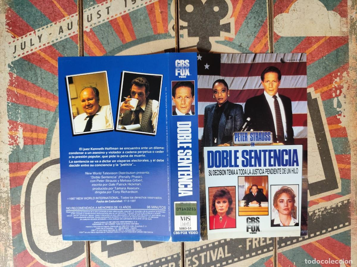 Cine: Car&aacute;tula VHS Doble sentencia - Foto 1